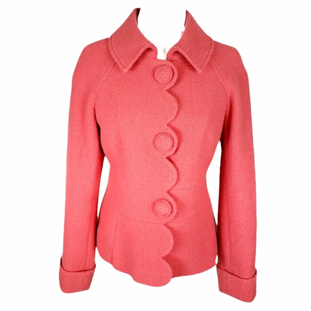 Boden Alice Pink Wool Jacket